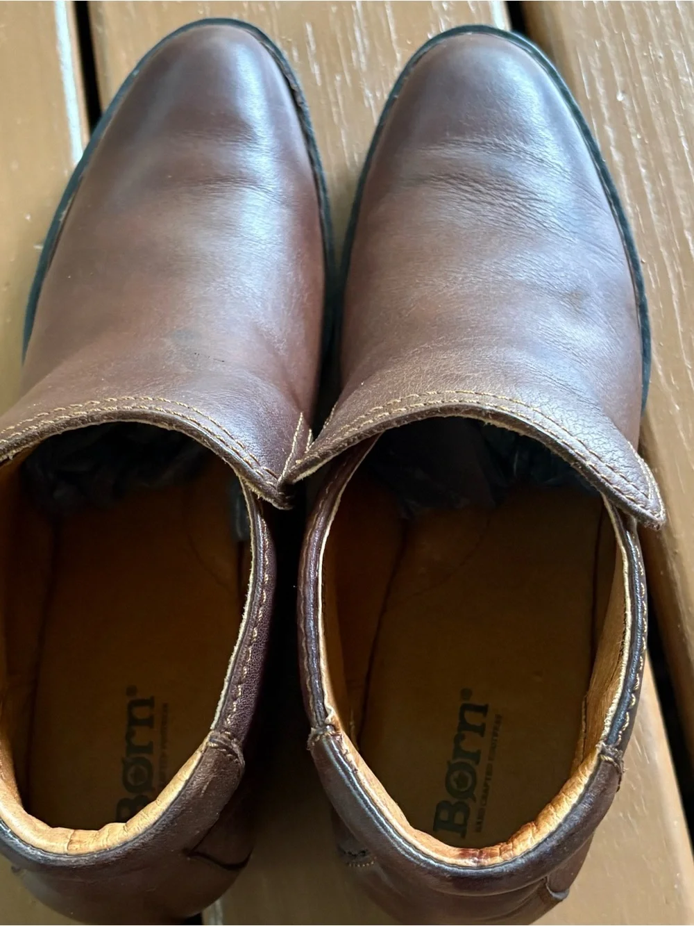 Born Ankle Boots Size 8.5 Women's  Brown Leather Rachell